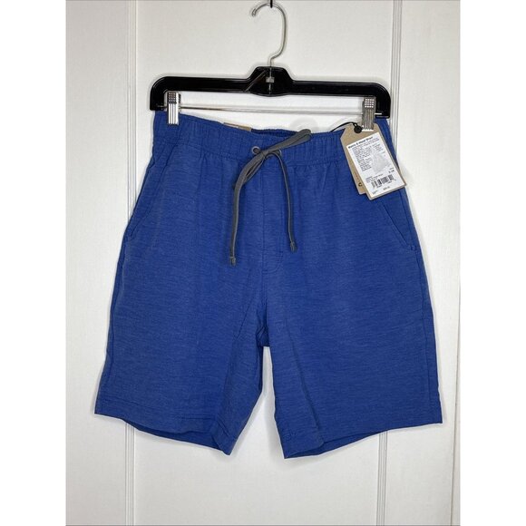 prAna Rich Sapphire Metric E-Waist Shorts Men's Small 8" inseam NWT - Picture 2 of 7